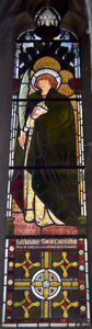 Saint Barnabas window in choir vestry October 2008